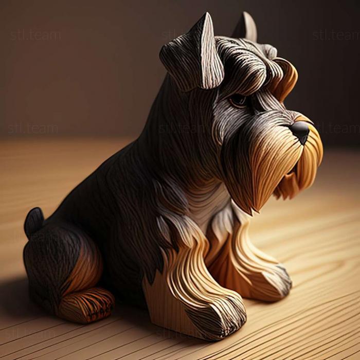 Zwergschnauzer dog